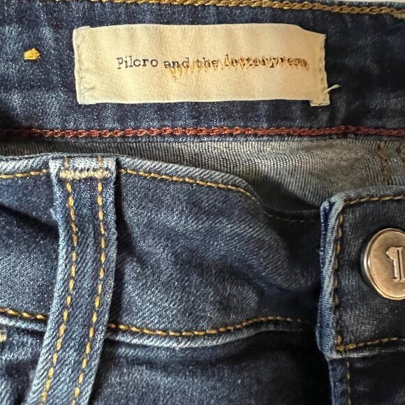 Anthropologie Jeans Pilcro  and the Letterpress Superscript Low Rise Skin… - Picture 5 of 6